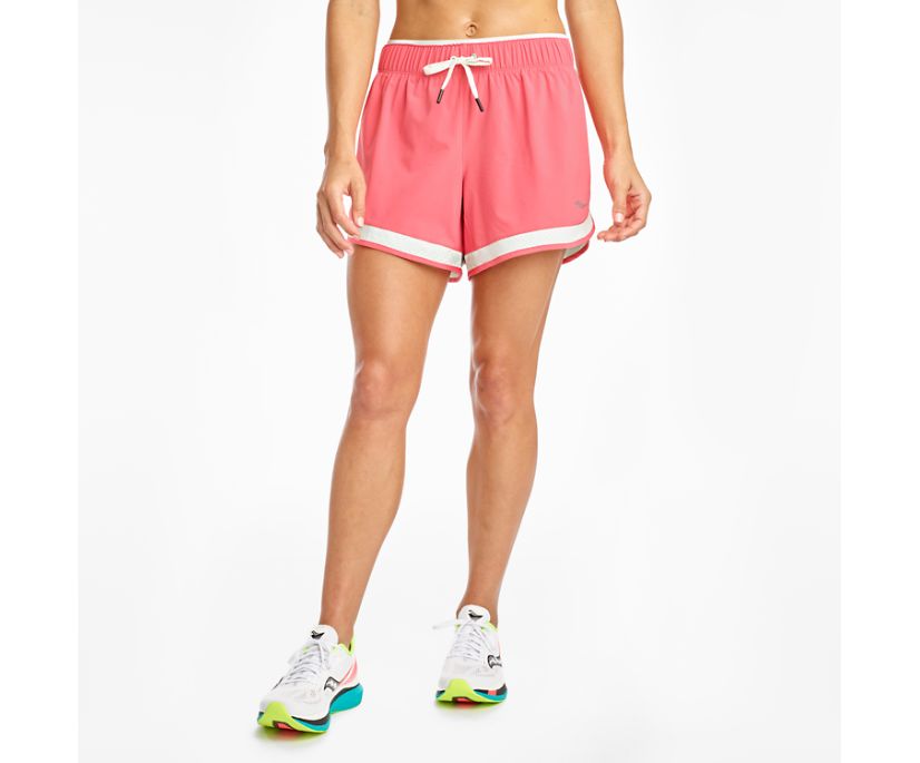 Saucony Outpace 5" Women's Shorts Coral | AU 316RVDW